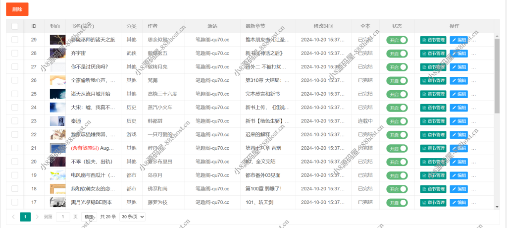 图片[14]-新书图阁ptcms小说源码(附带最新4个可用采集规则)-小8源码屋